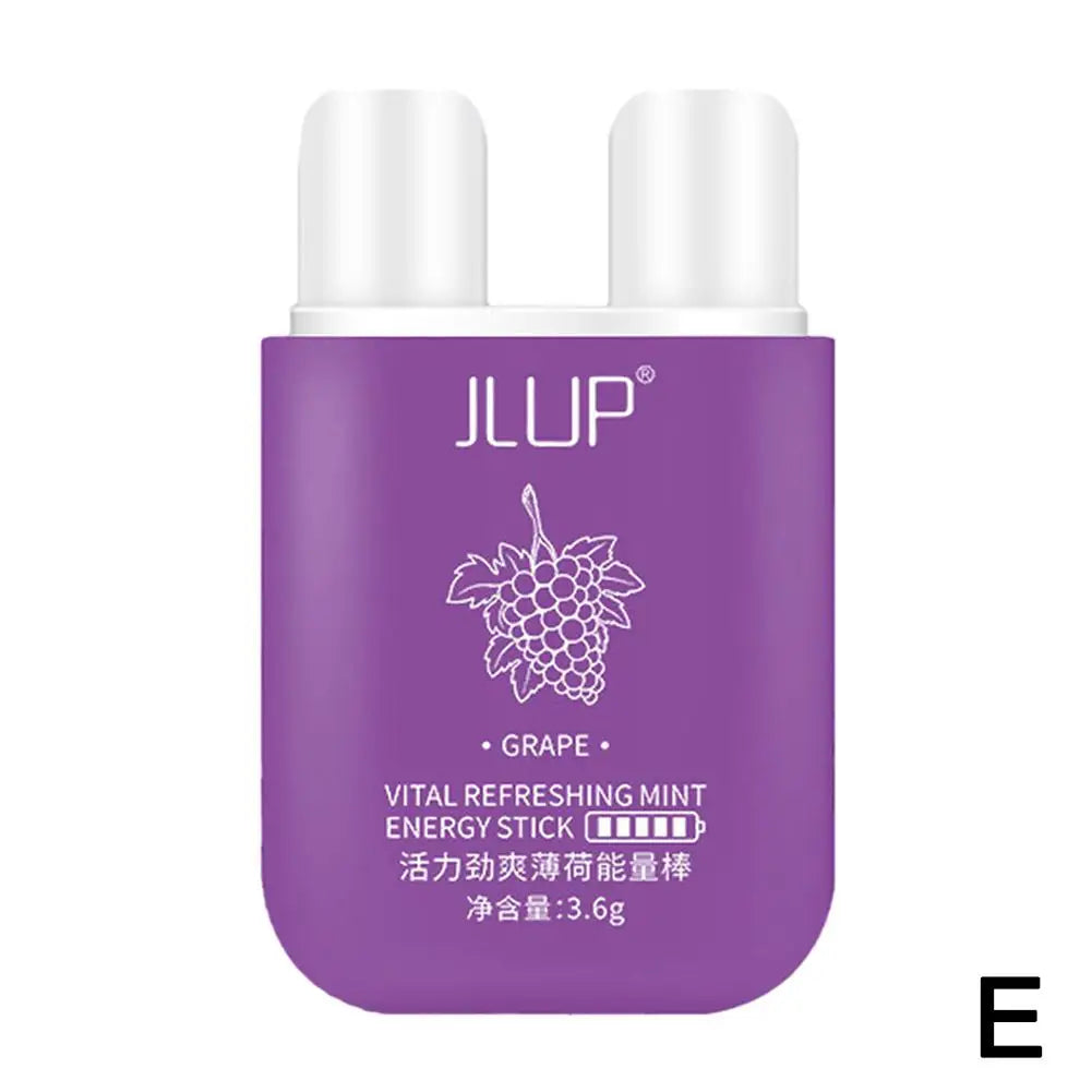 6 Scents Double Hole Energizing Energy Bar Aromatherapy Nasal Inhaler Energy Vapors Stick Aromatherapy Stick Stimulating Scent