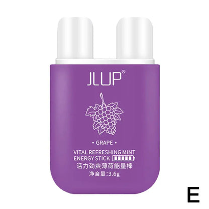 6 Scents Double Hole Energizing Energy Bar Aromatherapy Nasal Inhaler Energy Vapors Stick Aromatherapy Stick Stimulating Scent