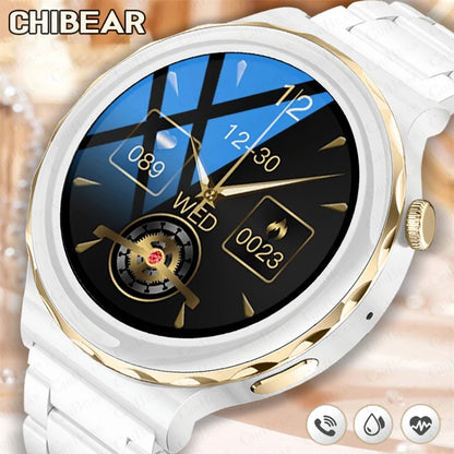 2024 New Fashion Women Smart Watch Heart Rate GPS Sport Fitness Watch Waterproof Voice Calling Smart Watch for Huawei Watch GT3