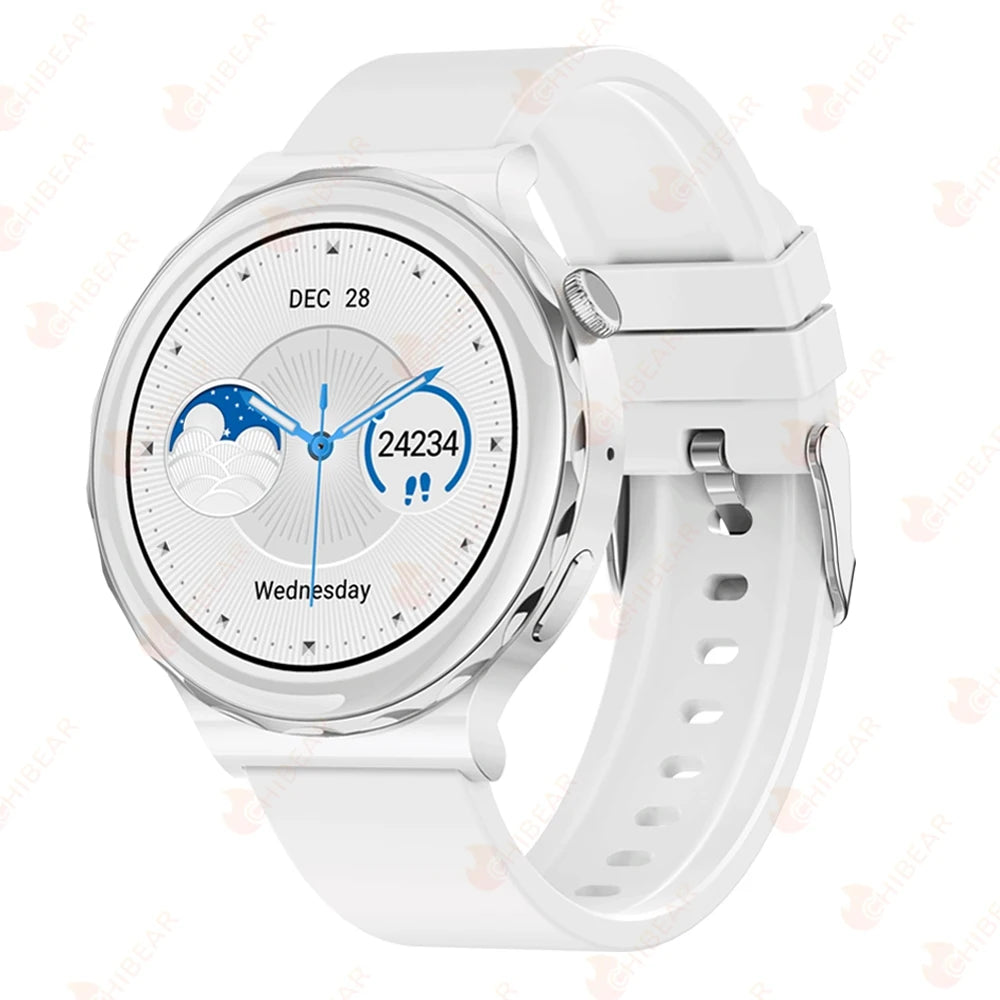 2024 New Fashion Women Smart Watch Heart Rate GPS Sport Fitness Watch Waterproof Voice Calling Smart Watch for Huawei Watch GT3