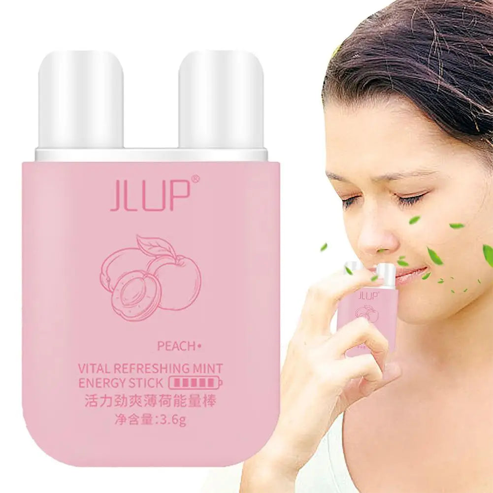 6 Scents Double Hole Energizing Energy Bar Aromatherapy Nasal Inhaler Energy Vapors Stick Aromatherapy Stick Stimulating Scent