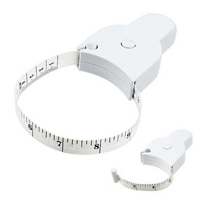 1Pcs Fitness Accurate Caliper Measuring Tape Body Fat Weight Loss Measure Retractable Fitness Equipment Ruler Accessories