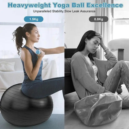 Exercise Ball Yoga Ball Extra Thick Non-Slip Workout Ball US 22''-26''