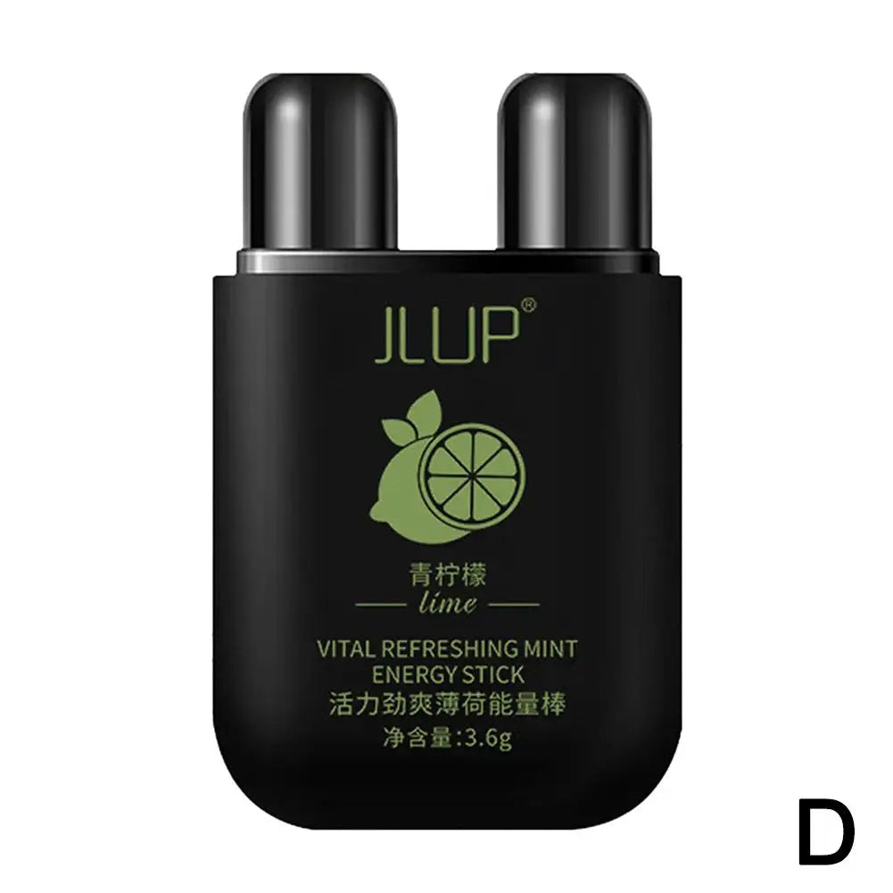 6 Scents Double Hole Energizing Energy Bar Aromatherapy Nasal Inhaler Energy Vapors Stick Aromatherapy Stick Stimulating Scent