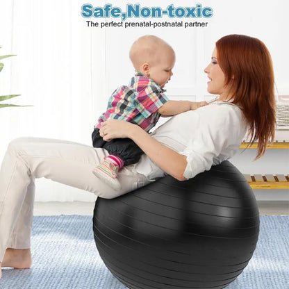 Exercise Ball Yoga Ball Extra Thick Non-Slip Workout Ball US 22''-26''