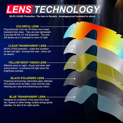 Sports Sunglasses for Men Womens Cycling Glasses with 5 Interchangeable Lenes for Running Fishing Baseball Golf