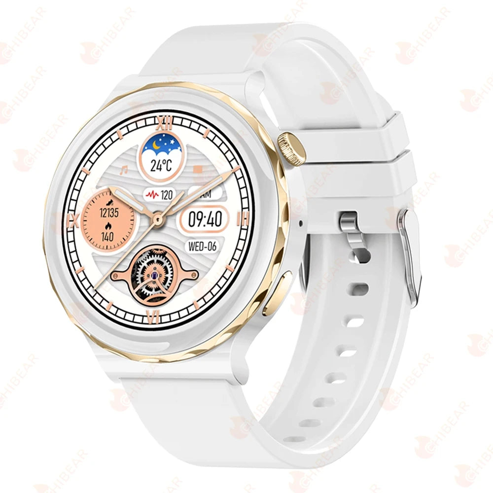 2024 New Fashion Women Smart Watch Heart Rate GPS Sport Fitness Watch Waterproof Voice Calling Smart Watch for Huawei Watch GT3