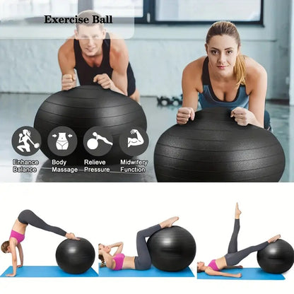 Exercise Ball Yoga Ball Extra Thick Non-Slip Workout Ball US 22''-26''