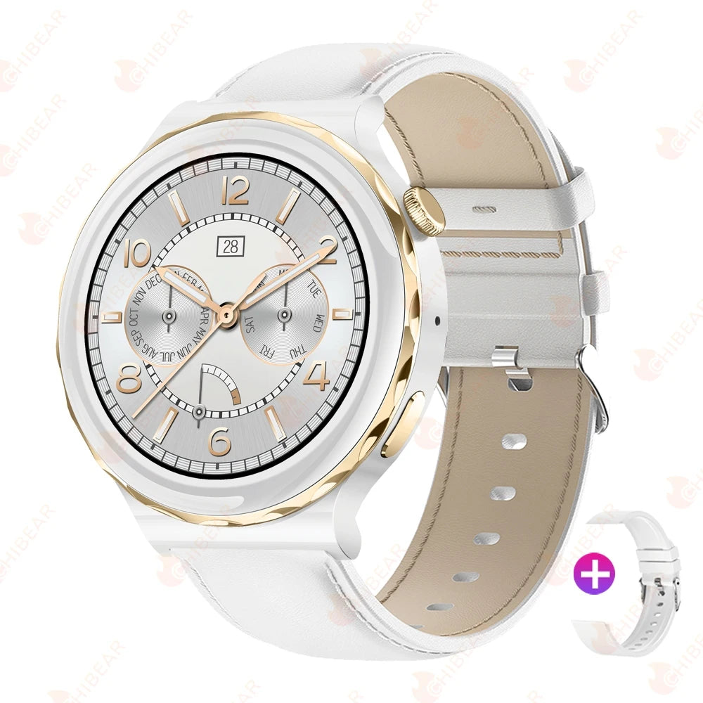 2024 New Fashion Women Smart Watch Heart Rate GPS Sport Fitness Watch Waterproof Voice Calling Smart Watch for Huawei Watch GT3