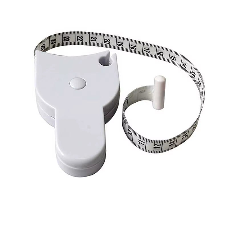 1Pcs Fitness Accurate Caliper Measuring Tape Body Fat Weight Loss Measure Retractable Fitness Equipment Ruler Accessories