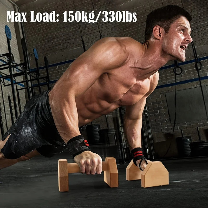 A Must-Have Wooden Push up Stand for Fitness, Suitable for Home Training and Gyms, Fitness Equipment